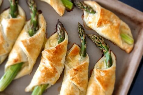 pâte feuilletée aux asperges comté