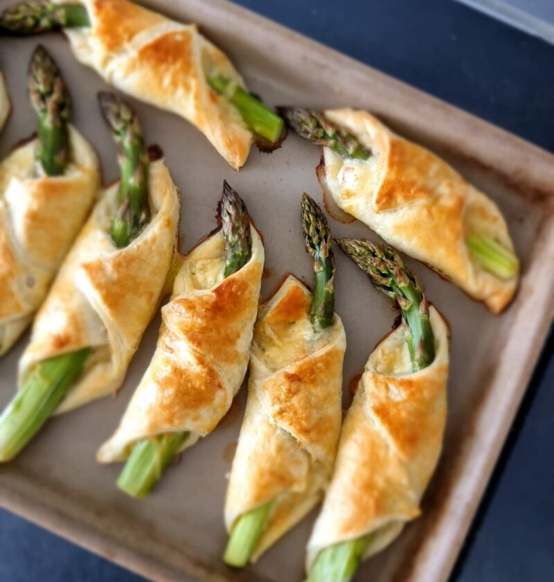 pâte feuilletée aux asperges comté